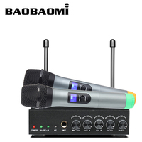Microphone sans fil Bluetooth portable en métal S-10, mini, avec écho, vente chaude, OEM, karaoké