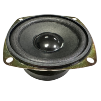 JL JL-27 Altavoz Subwoofer de 3 Pulgadas (77mm) y 20W, 4 Ohmios, Alta Calidad, Imán Grande, Magnético Externo, Cuadrado, de Rango Completo