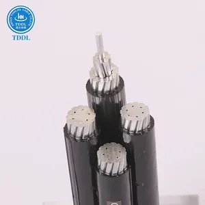 1kv lv three phase triplex twisted xlpe 70mm aluminum abc cable for sale