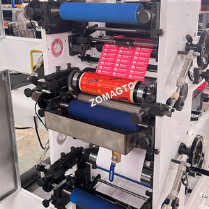 New Tốc Độ Cao Ngăn Xếp 4-Màu Tự Động Flexo Máy In Nhãn Nhựa Phim Tự Dính Giấy Cuộn Flexo In Ấn Nhãn - Product Image 4