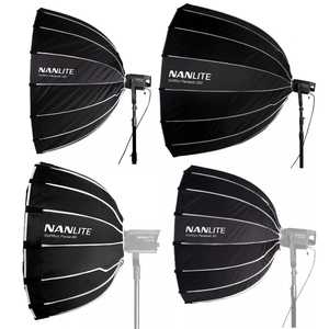 Nanlite-Softbox <span class=keywords><strong>Parabola</strong></span>, instalación Bowen para Forza 120 150, 60cm, 300 cm, 500 cm - Product Image 1