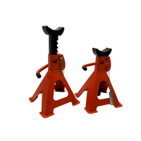 Dongkrak Ratchet 3 Ton Manual Auto Lift Support dengan Pin Pengaman Warna Oranye