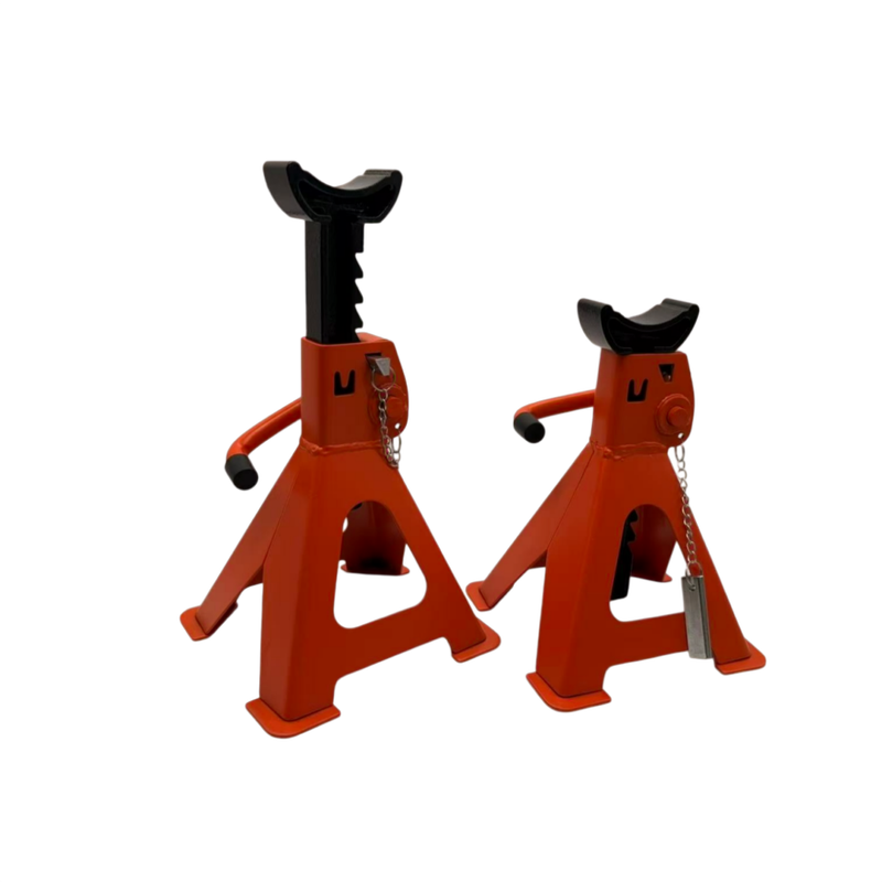 Orange 3 Ton Ratchet Jack Stands