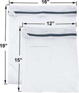 Sacchetto di lavaggio per biancheria con cerniera Multi dimensioni sacchetti per biancheria in rete intimo dedicato reggiseno abbigliamento prodotti per il bucato - Product Image 1