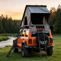 Tente de toit triangulaire pliable automatique quatre saisons, imperméable et anti-UV, directement de l'usine, idéale pour le camping