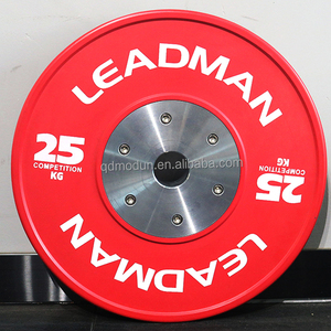 Set Pelat Beban Kompetisi KG LB untuk Gym Fitness, Bumper Karet Warna-warni, ODM OEM Pabrik - Product Image 2
