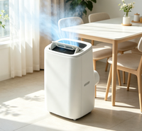Aire Acondicionado Portátil Eléctrico Airwens para el Hogar, 14000 BTU, Ahorro de Energía, para Todas las Estaciones, con Kit Completo de Manguera de Extracción