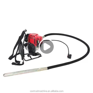 Hand Held Concrete Vibrating Ruler Gasoline Road Smoothing Machine