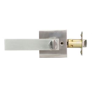 ชุดมือจับประตูแบบคู่พร้อมกุญแจล็อคแบบไร้กุญแจ WEKIS  วัสดุโลหะผสมสังกะสี แข็งแรงทนทาน  สำหรับประตูห้องน้ำภายในบ้าน  พร้อมระบบล็อคเพื่อความเป็นส่วนตัว - Product Image 3