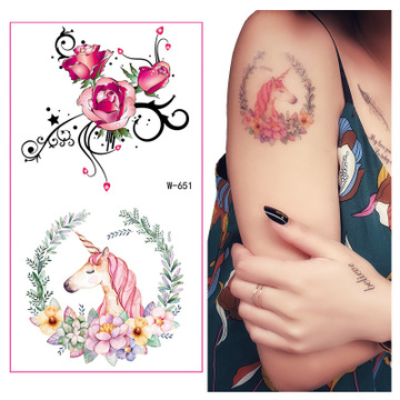 42+ 3d Flor Tatuagem Tatuagem Floral Temporário Temporária Info