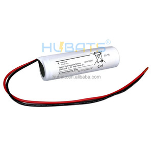 NiCd 충전식 배터리 크기 D 4000mAh <span class=keywords><strong>2.4V</strong></span> NiCd 배터리 팩 <span class=keywords><strong>2.4V</strong></span> D 크기 <span class=keywords><strong>4AH</strong></span> 배터리 팩 비상 조명용 - Product Image 3