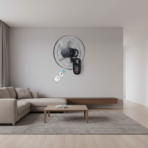 HM-786Y Nieuw Ontwerp 24-inch Wandventilator Mechanische Knop Wandmontage Verstelbare Hoeken Brede Dekking Ventilatoren Elektrisch - Product Image 4