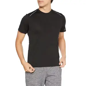 Standardfit Athletik Laufsport T-Shirts Tragen Kompression Fitnessstudio Herren Muskel Fitnessbekleidung Polyester-T-Shirt