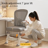 Chaise d'étude ergonomique Yazhi moderne et minimaliste en panneau de bois pour adolescents, idéale pour les élèves du collège et du lycée