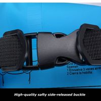 Bolsa Impermeable Enrollable para Aventuras en el Océano, Bolsa Seca de PVC para Playa, Camping, Navegación, Senderismo, Kayak, Escalada