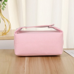 Waterproof Canvas Cosmetic Bag Zipper <b>Makeup</b> Organizer Portable Travel Toiletry Bag Custom Printed Logo <b>Storage</b> Pouch - Product Image 2