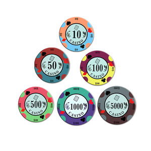 Fichas de Póker de Cerámica para Casino, Texas Hold'em, 55 mm, 22 Gramos, 3.3 mm de Grosor, Fabricante Mayorista Personalizado, Nuevo WPT - Product Image 5