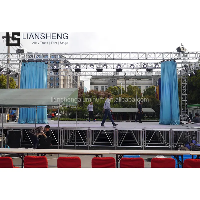 Hot Selling Mobile Concert Aluminum Portable Wedding Stage