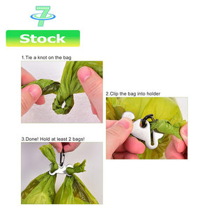 Distributeur de sacs à déjections canines portable 7D garanti en ABS, non pliable, avec crochet – Accessoire de transport et de voyage pour animaux de compagnie - Product Image 4