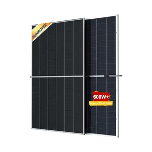 25 Jaar Garantie Mono Zonnepanelen 600 W 580W 590W Power Perc Voor Solar Systeem 600 Watt Hoge rendement Zonnepanelen