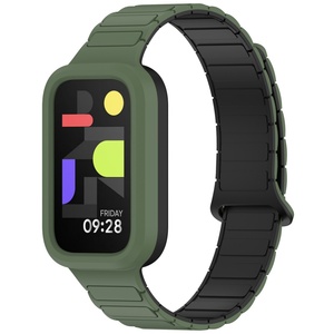 Vente chaude Bracelet magnétique Sport bicolore pour Xiaomi <span class=keywords><strong>Mi</strong></span> Band 9 pour Redmi Band 3 Remplacement de la bande de Sport en Silicone Anti-transpiration - Product Image 5