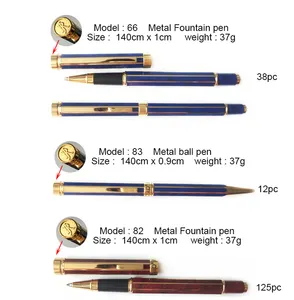 Jaguar Vintage ทองแดงปากกา Limited Edition แปดเหลี่ยมหกเหลี่ยมสไตล์ข้อเสนอพิเศษรูปแบบหินอ่อน24K Gold Pen