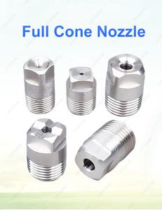 Buse de pulvérisation à jet complet en acier inoxydable 304/laiton, 90/120 degrés, 1/4 HH, ronde, pleine puissance, à cône plein - Product Image 2