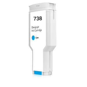 130ml 300ml 738 New hp738 XL 498n8a 498m6a 498m7a 498m8a phun sắc tố Hộp Mực cho HP 738 DesignJet T850 t950 máy in - Product Image 2