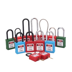 ओम रेड नायलॉन बॉडी लॉक टैगआउट टैग सुरक्षा पैडलॉक भरने-इन सूचना दरवाजे का उपयोग कुंजी अनलॉक BD-G - Product Image 1