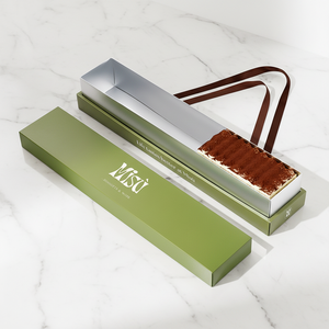 Boîte d'emballage pour tiramisu écologique et imperméable avec poignée <span class=keywords><strong>en</strong></span> ruban - Product Image 1