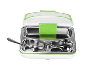 Lonchera Eléctrica con Enchufe para Auto de 12V, Calentador de Comida Portátil, Lonchera Bento para Oficina y Hogar con Contenedor Extraíble y Cuchara - Product Image 2