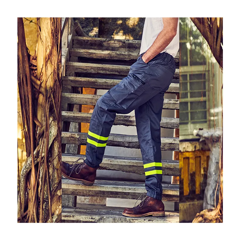 Factory Supply Mechanic Workwear Work Wear Cargo FR Safety Fire Resistant Work Pants For Men