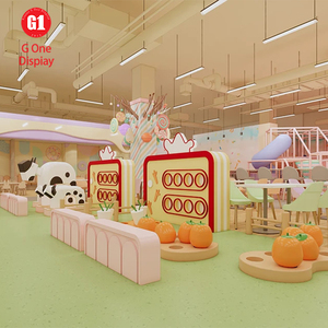 Diseño Interior Moderno para Restaurantes, Diseño Personalizado de Muebles para Restaurantes Infantiles, Instalaciones de Juegos Infantiles para Interiores - Product Image 1