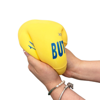 Jouet anti-stress sensoriel en TPR en forme de bâton de beurre, grande taille 21*6cm, à presser, en stock entrepôt USA