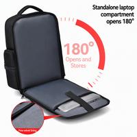 Sac à dos pour ordinateur portable pour homme, nouvelle conception, nylon haute ténacité, rangement scientifique, professionnel, avec bretelles rembourrées, multi-poches