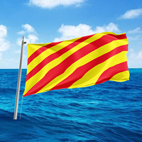 Bandera de código personalizada para velero, artículo promocional, Bandera de señal