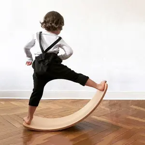 Детская деревянная балансировочная доска