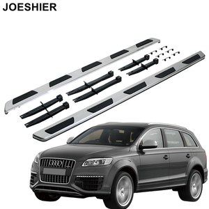 JOESHIER - Estribos Laterales de Aleación de Aluminio de Alta Calidad, Juego Completo con Fijación por Tornillos para Audi Q7 2005-2015, Protección - Product Image 5
