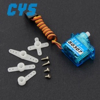厂家直销Cys-s0307迷你Diy电子玩具教育机器人汽车360度连续旋转微伺服