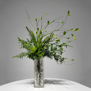 Kit de vase à <span class=keywords><strong>fleurs</strong></span> artificielles haut de gamme, directement de l'usine, moderne, pour patio, mariage, événement, décoration de table, cadeau - Product Image 6