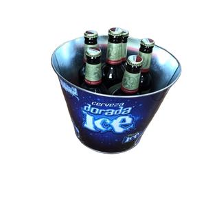 Hs thép ice bucket sáu chai bia chủ với logo khuyến mãi cho cắm trại dã ngoại thể thao hộp mát giữ mục làm mát hộp ngực - Product Image 1