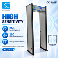 Détecteur de métaux à passage traversant SUN LEADER 33 zones, alarme LCD XLD-G1, détecte les aiguilles à coudre minuscules, portique de sécurité pour écoles et examens