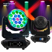 Nouvel équipement de scène 2026 : Projecteurs LED Wash mobiles 250W RGBW 16 canaux pour discothèque, club, soirée, lumière de scène DMX avec bande LED