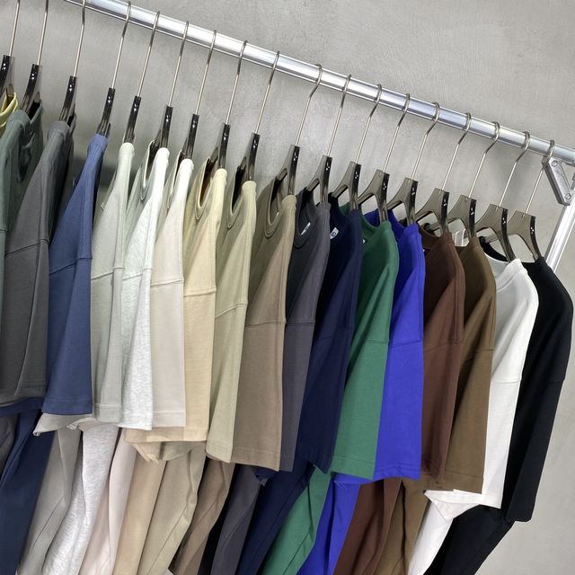 Wholesale Heavyweight 100% Cotton Tshirt Oversized Crew Neck Tee for Men Plain T Shirt