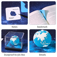Vente directe usine Nouveauté 2027 Blocs de papier artistique 3D DIY Modèle Terre, Blocs de notes stéréo en papier déchiré à la main, Nouveauté tendance