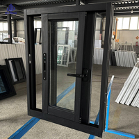 Fenêtres coulissantes en aluminium isolées pour projets d'appartements conformes aux normes australiennes, vente en gros, pour maisons, à haute efficacité énergétique