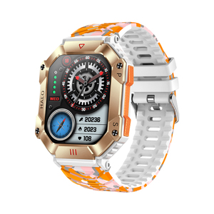 Reloj Deportivo KR80 para Hombre <span class=keywords><strong>2023</strong></span>, Pantalla HD de 2.0 Pulgadas, Llamadas por BT, Reloj Inteligente para Exteriores con Brújula y Altímetro - Product Image 1