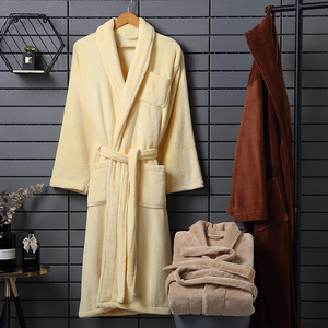Excellent motif ananas corail velours peignoir serviette de bain enveloppement séchage rapide absorbant l'eau pour femmes hommes pour automne hiver - Product Image 3