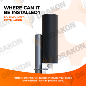 698-960MHz 10dBi đa hướng ngoài trời sợi thủy tinh không thấm nước ăng-ten truyền thông tín hiệu tăng cường cho nòng súng - Product Image 3