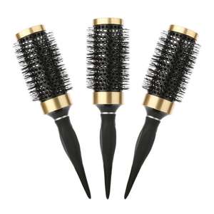 แปรงขนไนลอนทรงกลมใช้ความร้อนสำหรับร้านทำผมมืออาชีพพร้อมโลโก้ตามสั่งจากโรงงาน - Product Image 1